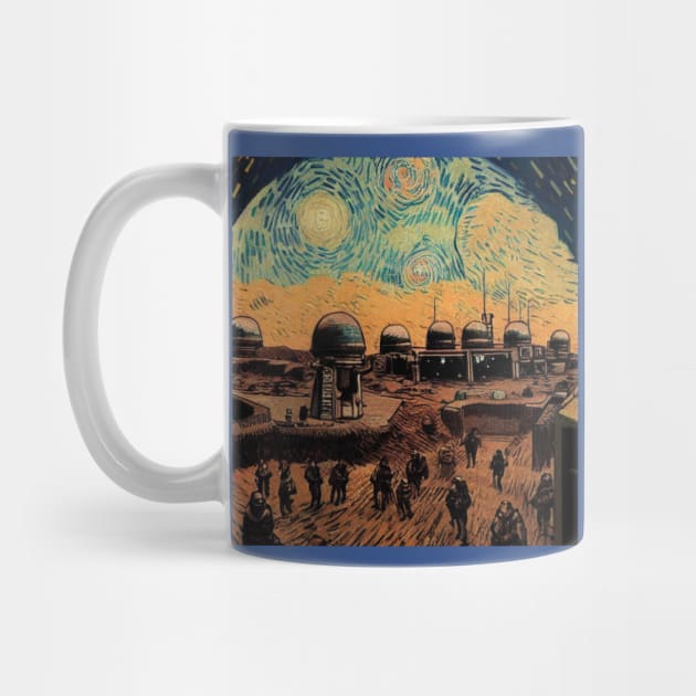 Starry Night in Mos Eisley Tatooine by Grassroots Green